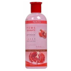 Тонер для лица FarmStay Visible Difference Moisture Toner Pomegranate Антивозрастной тонер для повышения упругости лица с экстрактом граната