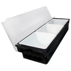 Контейнер барный для фруктов VIATTO JW-B3B, 3 отд.