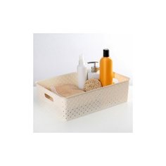 Корзина «Все связано», 7,5 л, бежевый, 35 x 24,5 x 10,5 см Вселенная Порядка