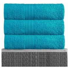 Полотенце махровое "BAYRAMALY" Морская волна размер 40 х 70