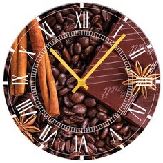 SvS Настенные часы SvS 4001295 Kitchen Кофейные зерна СВС