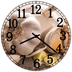 SvS Настенные часы SvS 3001311 Kitchen Чеснок СВС