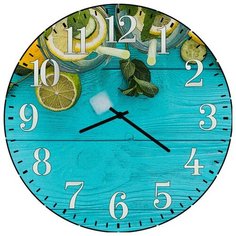 SvS Настенные часы SvS 4001669 Kitchen Напиток из цитрусовых СВС