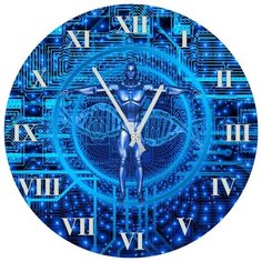 SvS Настенные часы SvS 4002270 Цифровой человек СВС