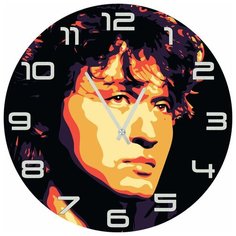 SvS Настенные часы SvS 3502488 Молодой Цой СВС