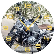 SvS Настенные часы SvS 3501833 Крутой байк СВС