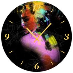 SvS Настенные часы SvS 4001770 Девушка-арт СВС