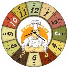 SvS Настенные часы SvS 4002325 Лучший повар СВС