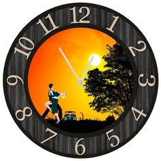 SvS Настенные часы SvS 3002199 Танцующие под палящим солнцем СВС