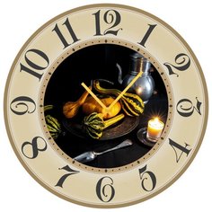 SvS Настенные часы SvS 4002286 Тыква и овощи СВС