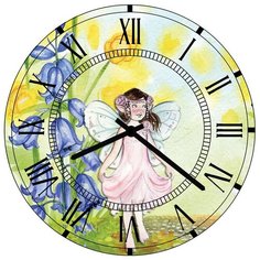 SvS Настенные часы SvS 4001130 Kids Девочка-стрекоза СВС