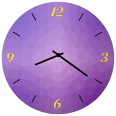 SvS Настенные часы SvS 4001802 Фиолетовые СВС