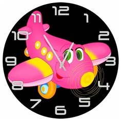 SvS Настенные часы SvS 3002635 Живой самолетик СВС