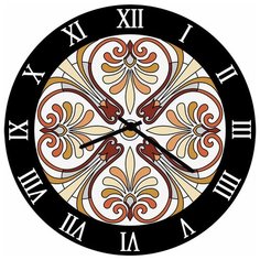 SvS Настенные часы SvS 3502812 Четырехсторонний узор СВС