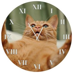 SvS Настенные часы SvS 3001877 Кот поймай СВС
