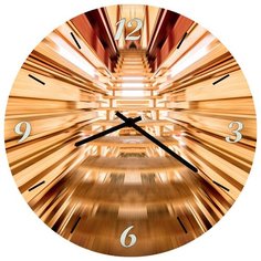 SvS Настенные часы SvS 3001691 Абстрактная лестница вверх СВС