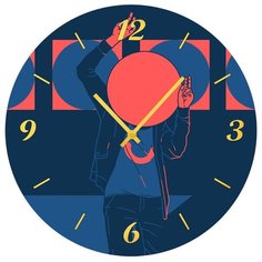 SvS Настенные часы SvS 3001767 Диско-бой СВС