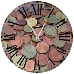 SvS Настенные часы SvS 4001937 Много монет СВС