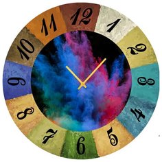 SvS Настенные часы SvS 4002240 Цветной дым СВС