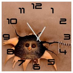Часы настенные кварцевые SvS 3002495 смешной ёж СВС