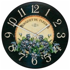 SvS Настенные часы SvS 3501062 Flowers Букет цветов СВС