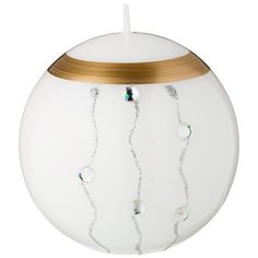 Свеча декоративная Adpal Волшебное сияние, шар, white, диаметр 7 см, высота 9,5 см (348-830)