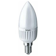Лампа светодиодная 94 480 NLL-P-C37-5-230-2.7K-E14-FR 5Вт свеча 2700К тепл. бел. E14 330лм 220-240В Navigator 94480 (упаковка 10 шт)