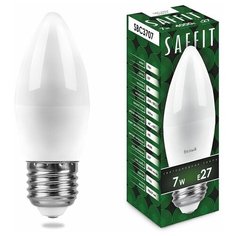 Лампа светодиодная SAFFIT SBC3707 Свеча E27 7W 4000K 55033 (упаковка 10 шт)