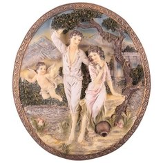 Панно настенное Lefard "Влюбленная пара", 33*38*5,5 см (50-342)