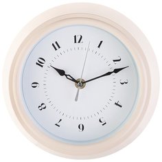 Часы настенные Lefard Lovely home кварцевые, диаметр 22 см, белый, циферблат 15,5 см (220-439)