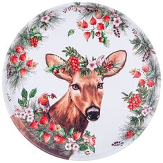 Поднос сервировочный Agness "Лесная сказка", 33*2,1 см (898-051)