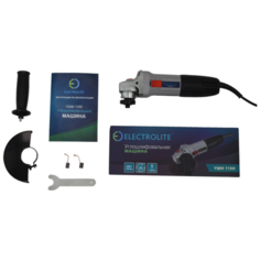 УШМ ELECTROLITE УШМ-1100, 1100 Вт, 125 мм