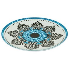 Тарелка обеденная Восточная синяя 27 см Rettal