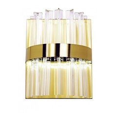 Светодиодное бра нимб Natali Kovaltseva LED LAMPS 81100/1W 35W золото 3200/4300/6500K с пультом