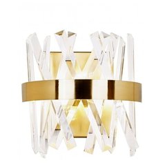 Светодиодное бра нимб Natali Kovaltseva LED LAMPS 81102/1W 35W золото 3200/4300/6500K с пультом