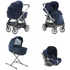 Коляска 3 в 1 Inglesina Aptica Portland Blue шасси Blue Navy