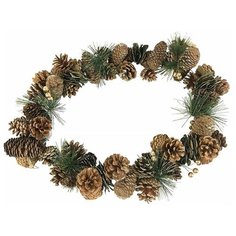 Гирлянда шишки С искорками, 120 см, Hogewoning