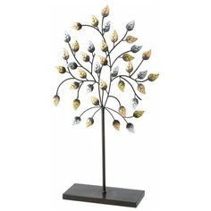 Декоративное дерево мелодии листвы, металл, 71 см, Boltze