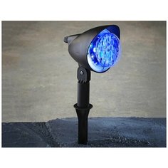 Светодиодный проектор волшебные снежинки, бело-синий цвет, 31 см, уличный, Edelman