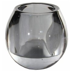 Подсвечник ЭЛЬ альма, стекло, дымчатый, 7х7 см, SHISHI 47527