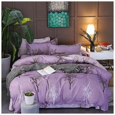 Комплект постельного белья Grazia-Textile 1,5-СПАЛЬНЫЙ Woods, Сатин, наволочки 50x70 2 шт.