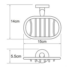 Мыльница решетка WasserKRAFT Rhein K-6269