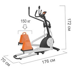 Эллиптический тренажер Proxima Maximus iPRO FE-656-A-21