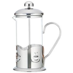 Френч-пресс irit FR-10-012 (1 л) бесцветный/серебристый