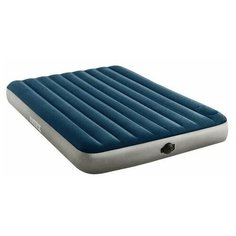 Надувной матрас 152х203х25см Single-High встр. нас.на бат(4хАА), до 272кг Intex