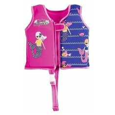 Жилет для плавания с пенопластовыми вставками, розовый, M/L, 3-6 лет, BestWay