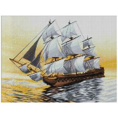 Алмазная мозаика "фрея" В лучах заката 30x40 см