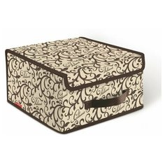 VAL CL-BOX-LS Короб стеллажный с крышкой. малый. 28*30*16 см. CLASSIC. цвет бежевый Valiant