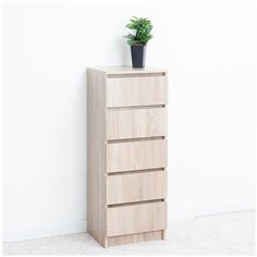 Комод City 5 ящиков Дуб сонома 400х1059х354 Letta