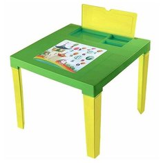 Стол детский elfplast "Алладин"(зеленый/желтый) 164
